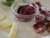Cheese and salami