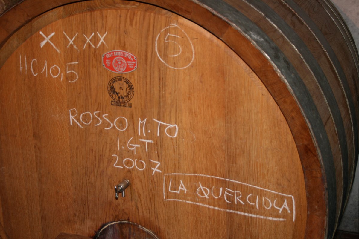 Large barrel at Massa Vecchia