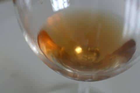 Chablis in the glass