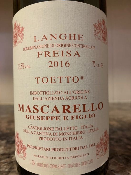 Mascarello's Freisa, Nebbiolo’s rustic relative
