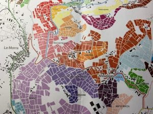 Masnaghetti wine maps of La Morra, Barolo