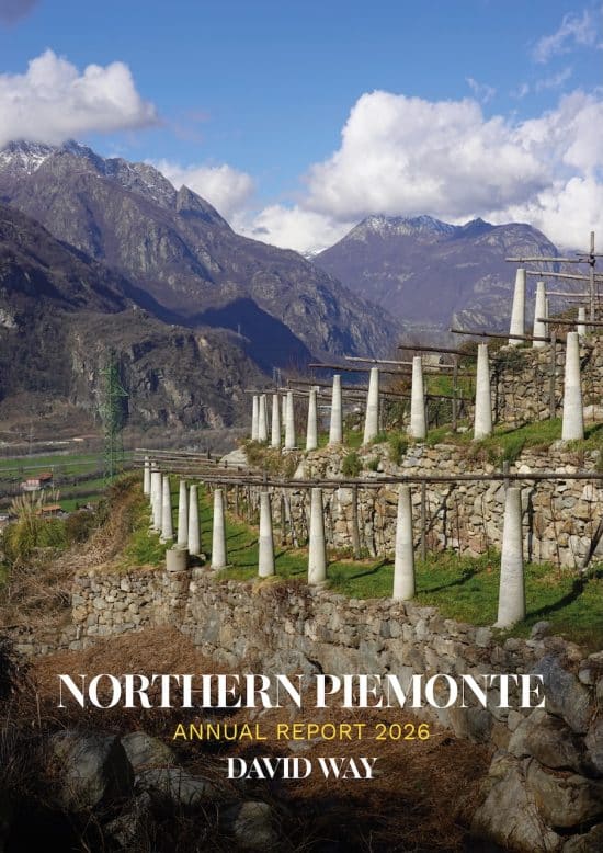 View of Carema on front cover of N Piemonte report